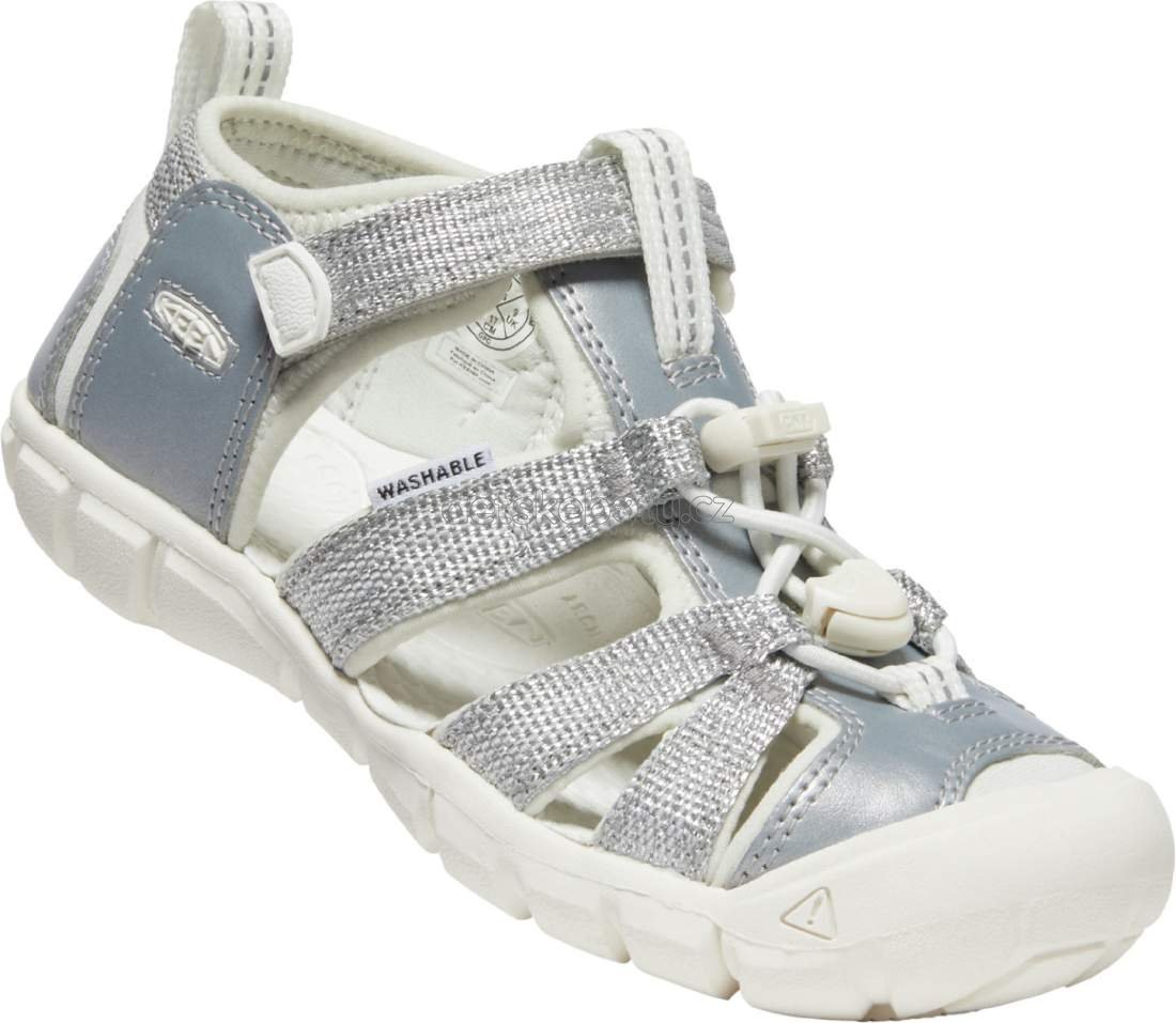 Dětské sandály Keen Seacamp II CNX CHILDREN silver/star white