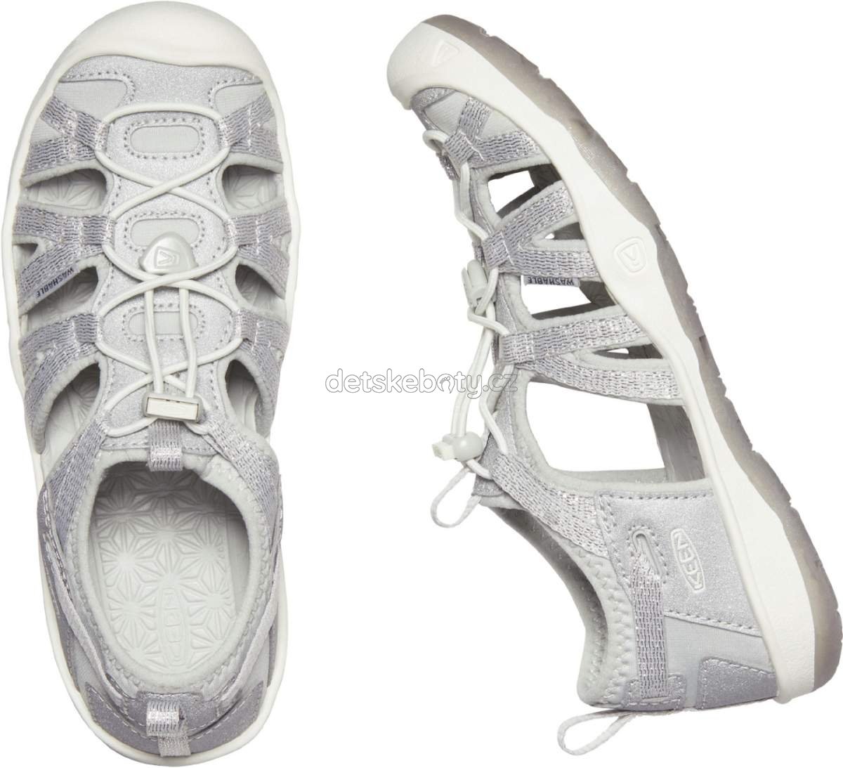 Dětské sandály Keen Moxie Sandal YOUTH silver Velikost: 36 (obrázek 3)