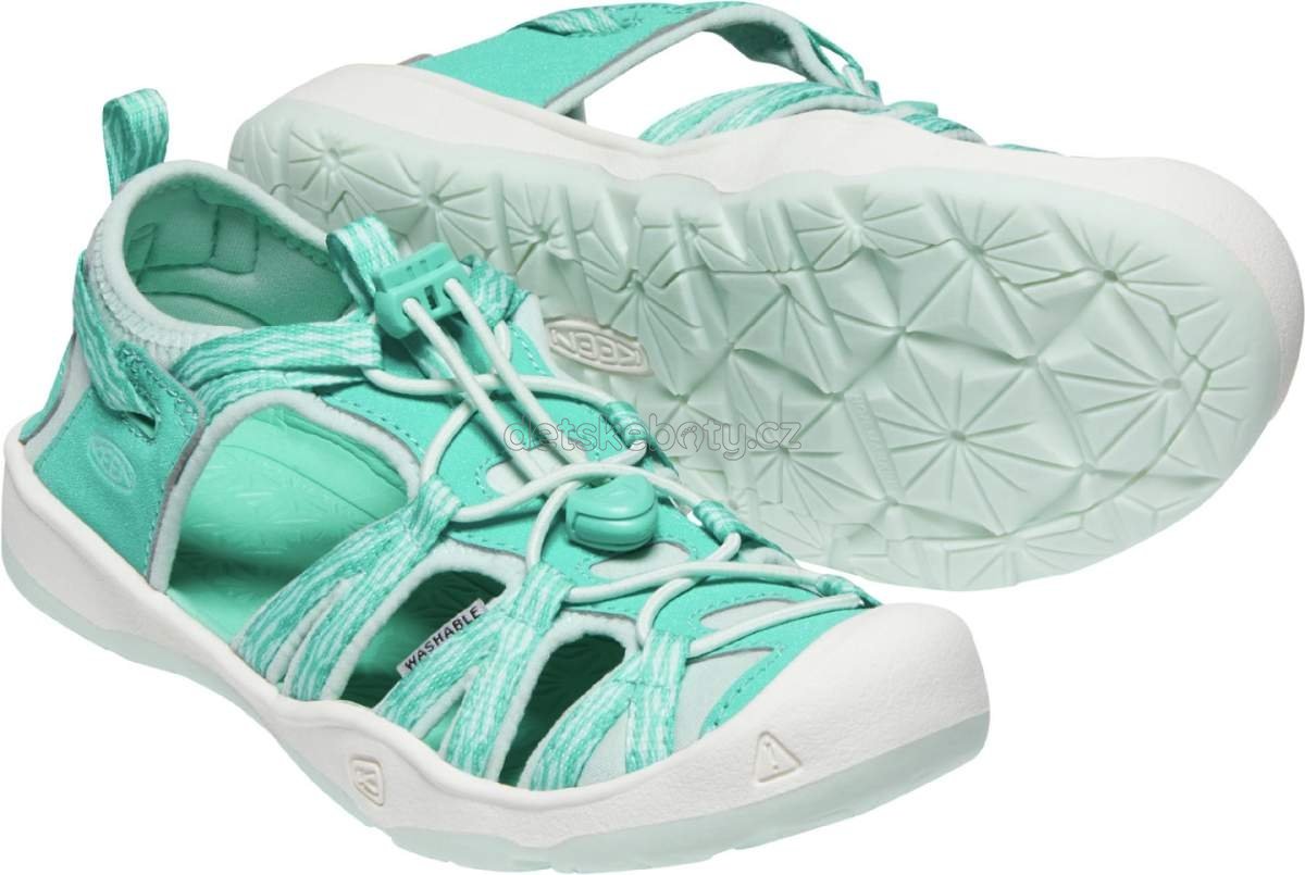 Dětské sandály Keen Moxie Sandal YOUTH waterfall/blue glass Velikost: 36 (obrázek 6)