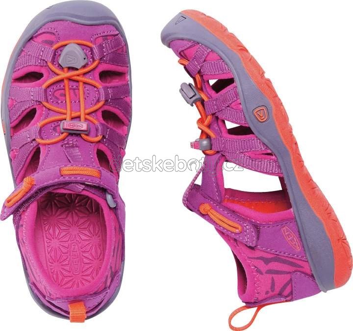 Dětské sandály Keen Moxie Sandal CHILDREN purple wine/nasturtium Velikost: 29 (obrázek 5)
