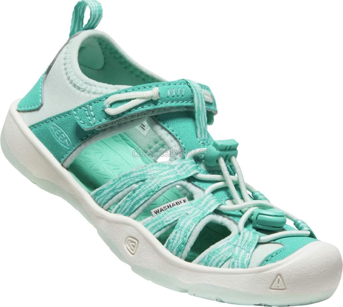 Dětské sandály Keen Moxie Sandal CHILDREN waterfall/blue glass