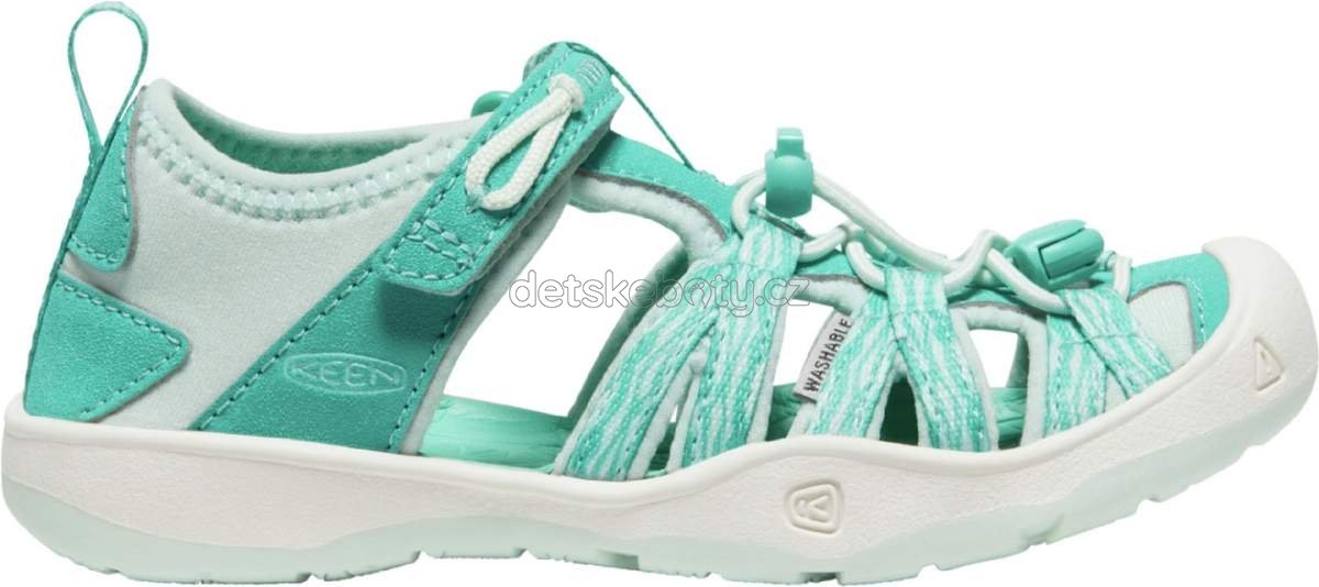 Dětské sandály Keen Moxie Sandal CHILDREN waterfall/blue glass Velikost: 31 (obrázek 3)