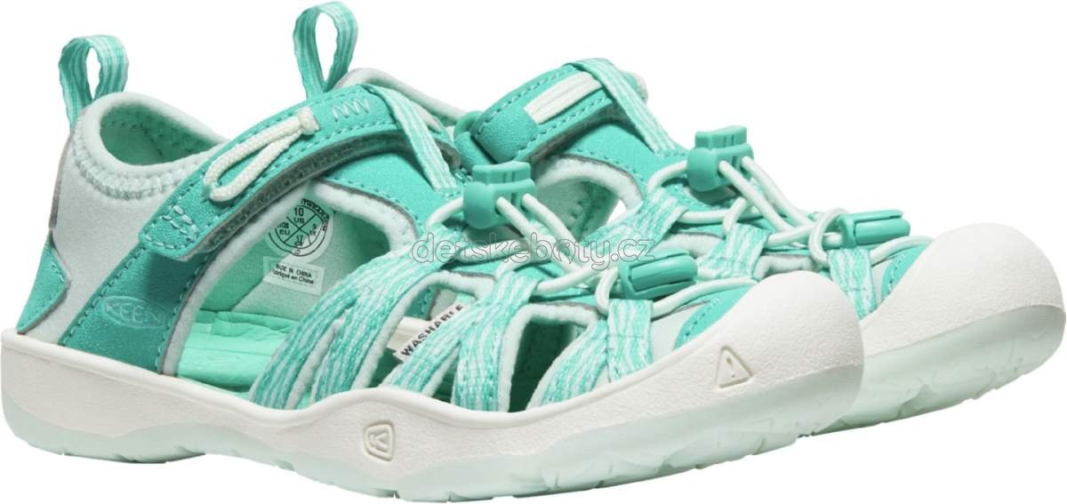 Dětské sandály Keen Moxie Sandal CHILDREN waterfall/blue glass Velikost: 31 (obrázek 4)