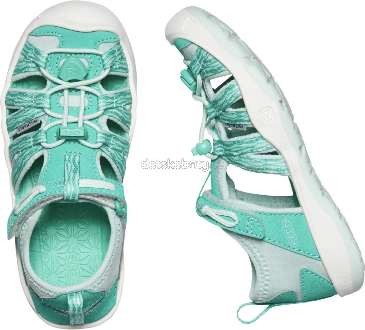 Dětské sandály Keen Moxie Sandal CHILDREN waterfall/blue glass Velikost: 31 (obrázek 5)