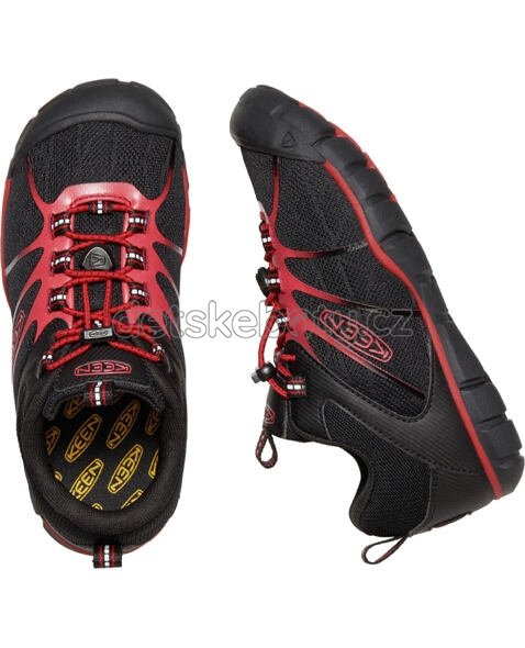 Dětské celoroční boty Keen Chandler 2 CNX CHILDREN black/red carpet Velikost: 29 (obrázek 4)