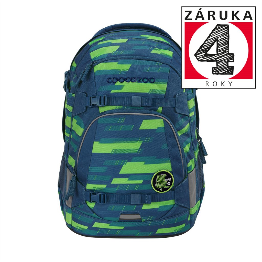 Školní batoh coocazoo MATE, Lime Stripe, certifikát AGR (obrázek 11)