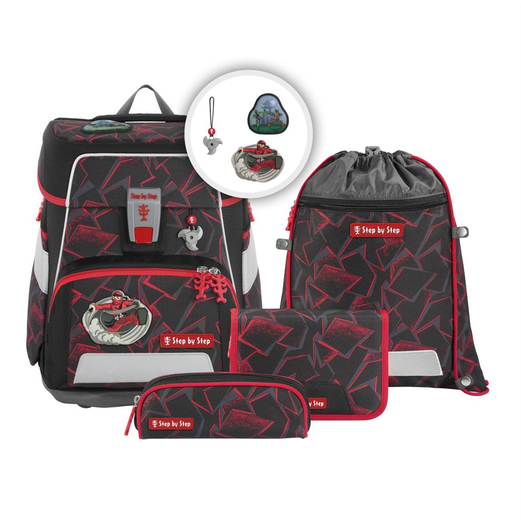 Školní aktovka SPACE pro prvňáčky - 5dílný set, Step by Step Ninja Yuma, certifikát AGR (obrázek 3)