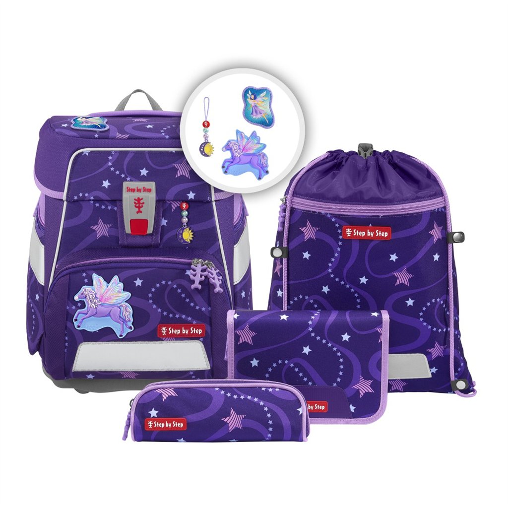 Školní aktovka SPACE pro prvňáčky - 5dílný set, Step by Step Pegas Emily, certifikát AGR (obrázek 18)