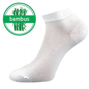 Ponožky Lonka Desi bambus bílá