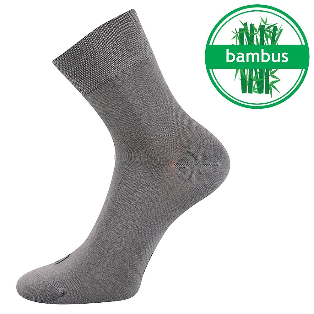 Ponožky Lonka Demi bambus světle šedá 