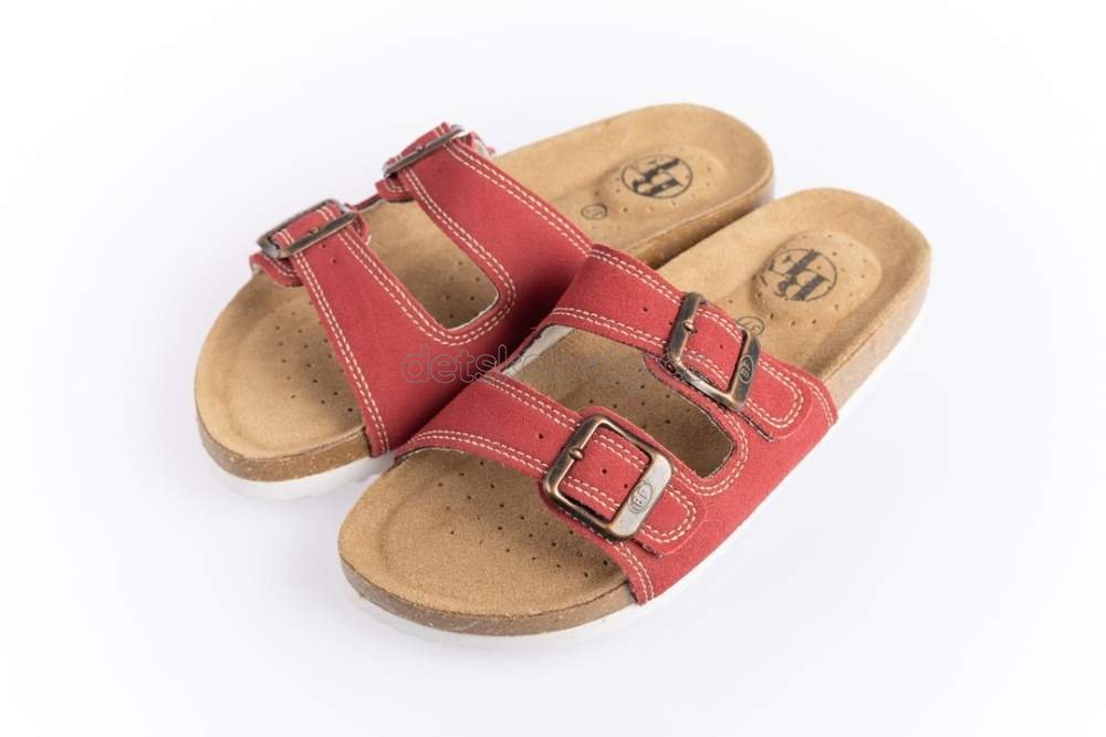 Domácí obuv Best Feet 213-15-99 červená Velikost: 42 (obrázek 4)