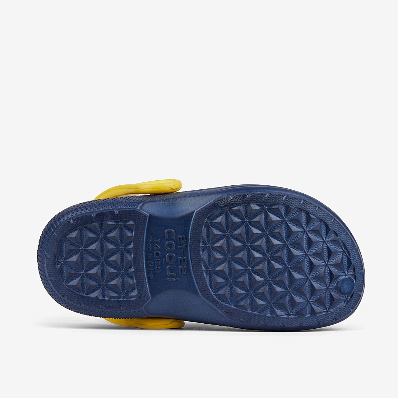 Dětské plážovky Coqui 9382 navy/yellow Velikost: 22-23 (obrázek 3)