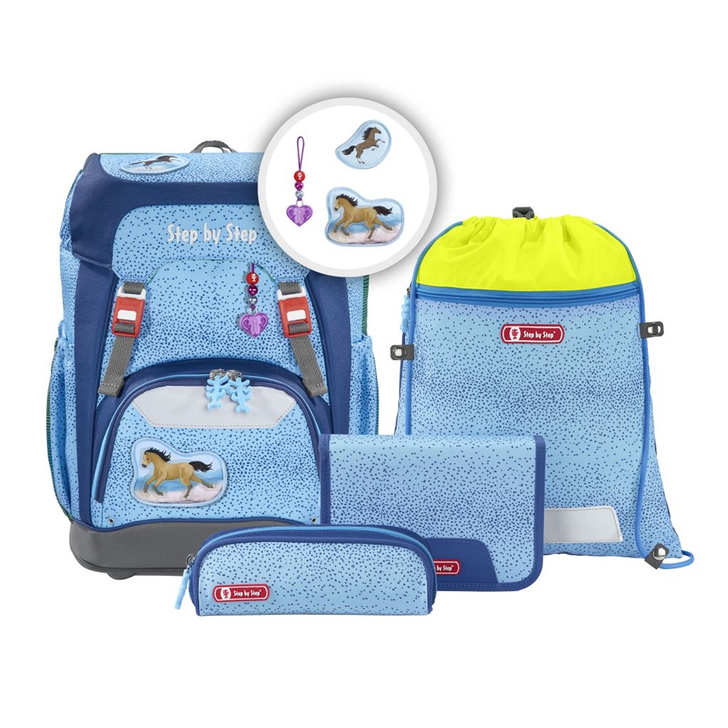Školní batoh pro prvňáčky – 5dílný set, Step by Step GRADE Koník, AGR (obrázek 11)