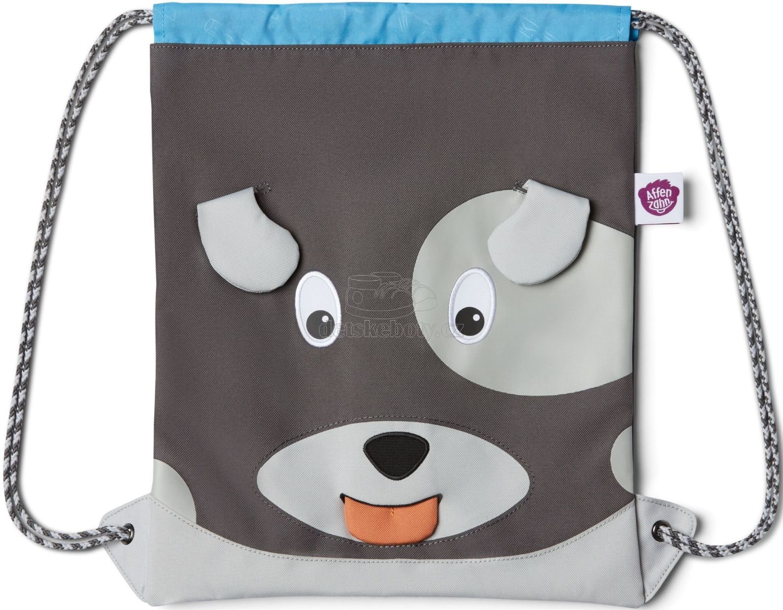 Dětský batůžek Affenzahn Kids Sportsbag Dog-grey