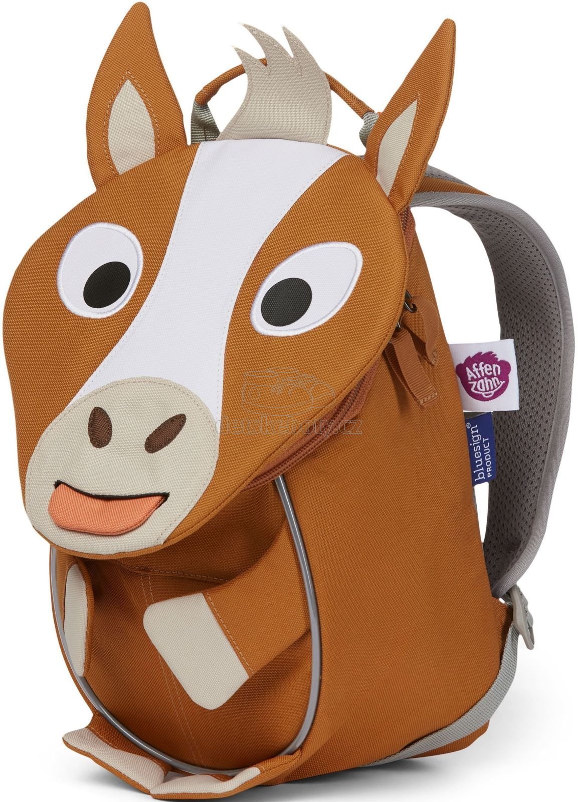 Levně Batůžek pro nejmenší Affenzahn Small Friend Horse - brown