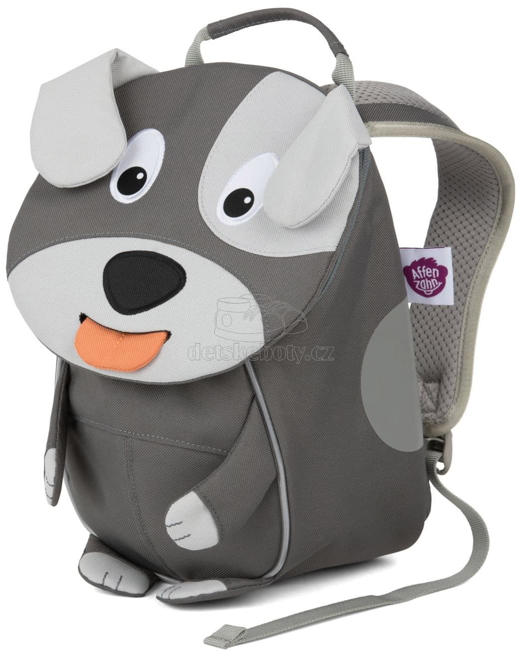 Batůžek pro nejmenší Affenzahn Small Friend Dog - grey (obrázek 4)