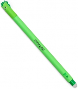 Gumovatelné pero Legami Erasable Pen - Dino - Green