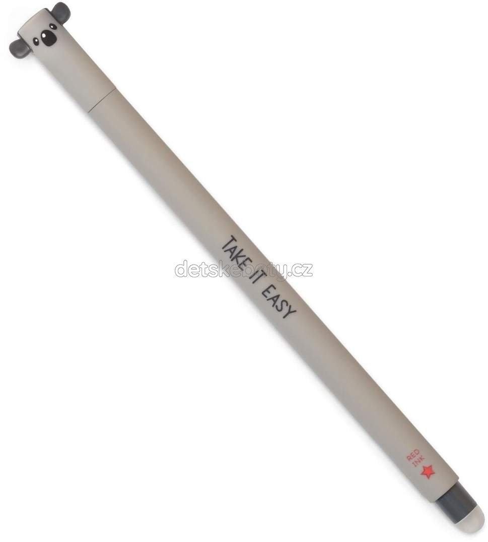 Gumovatelné pero Legami Erasable Pen - Koala - Red