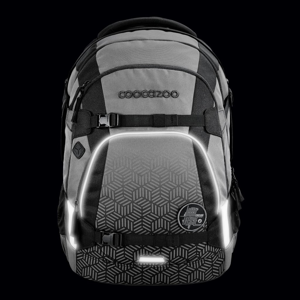 Školní batoh coocazoo MATE, Black Carbon, certifikát AGR (obrázek 10)