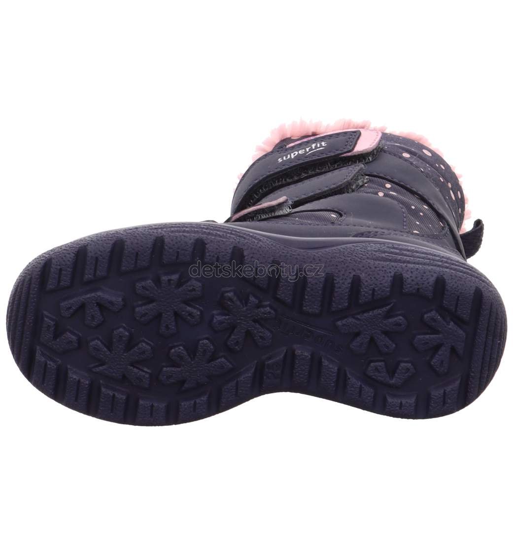 Dětské zimní boty Superfit 1-009090-8000 Velikost: 28 (obrázek 4)