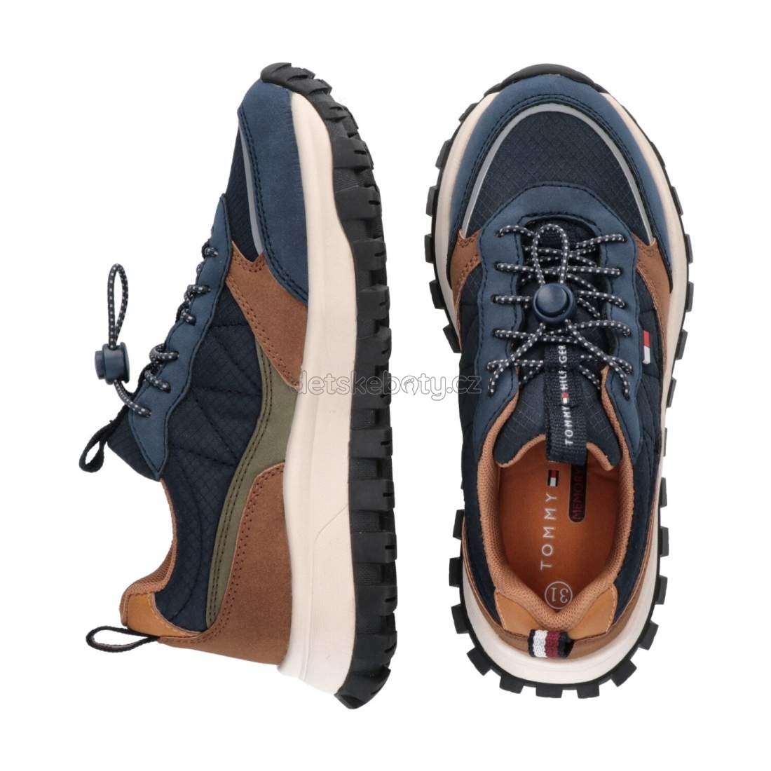 Dětské celoroční boty Tommy Hilfiger T3B9-33146-1492Y264 Velikost: 36 (obrázek 4)