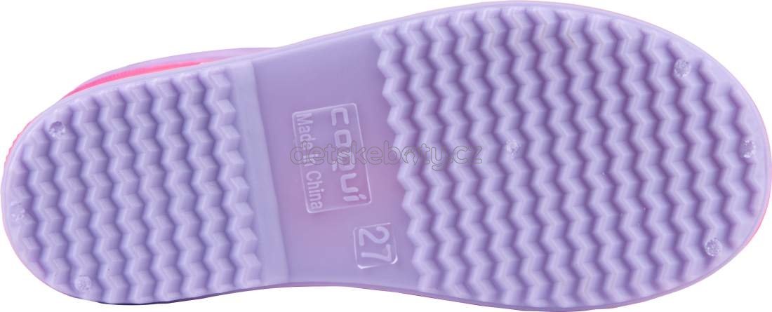 Dětské gumáky Coqui 8508 Lt.fuchsia/Lt.lila Velikost: 25 (obrázek 3)