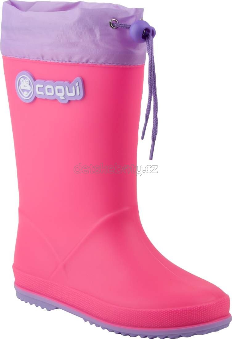 Dětské gumáky Coqui 8509 Lt.fuchsia/Lt.lila