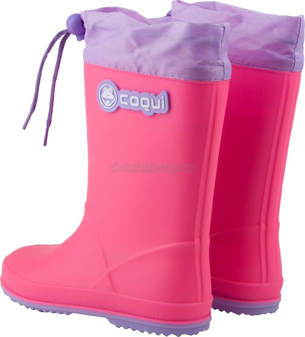 Dětské gumáky Coqui 8509 Lt.fuchsia/Lt.lila Velikost: 33 (obrázek 3)