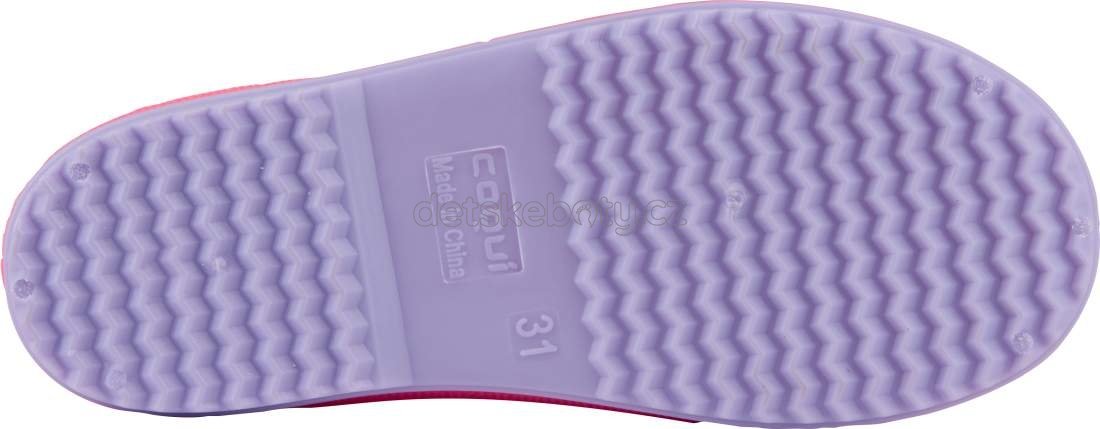Dětské gumáky Coqui 8509 Lt.fuchsia/Lt.lila Velikost: 33 (obrázek 4)
