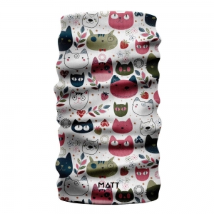 Matt Kids Scarf Coolmax Eco cats