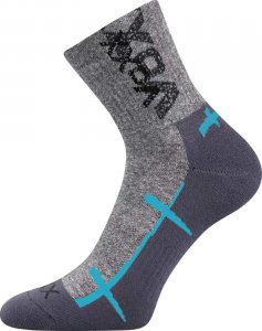 Dětské ponožky VoXX Walli - světle šedá tyrkys