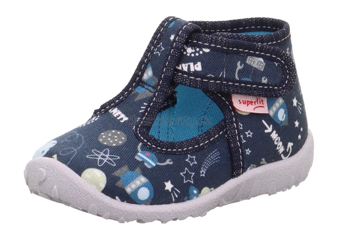 Domácí obuv Superfit 1-009252-8020 Velikost: 23