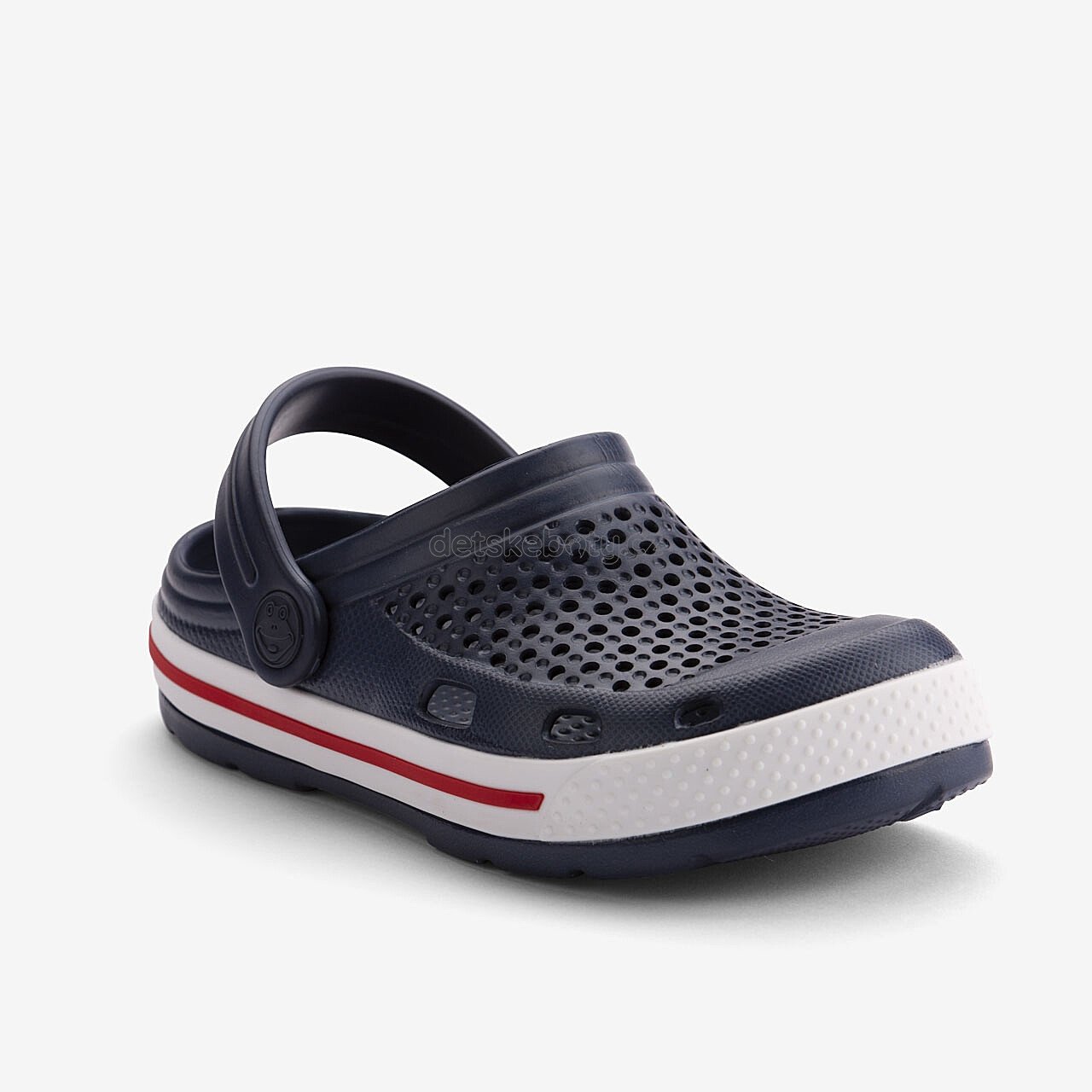 Dětské plážovky Coqui 6413 Navy/White Velikost: 40