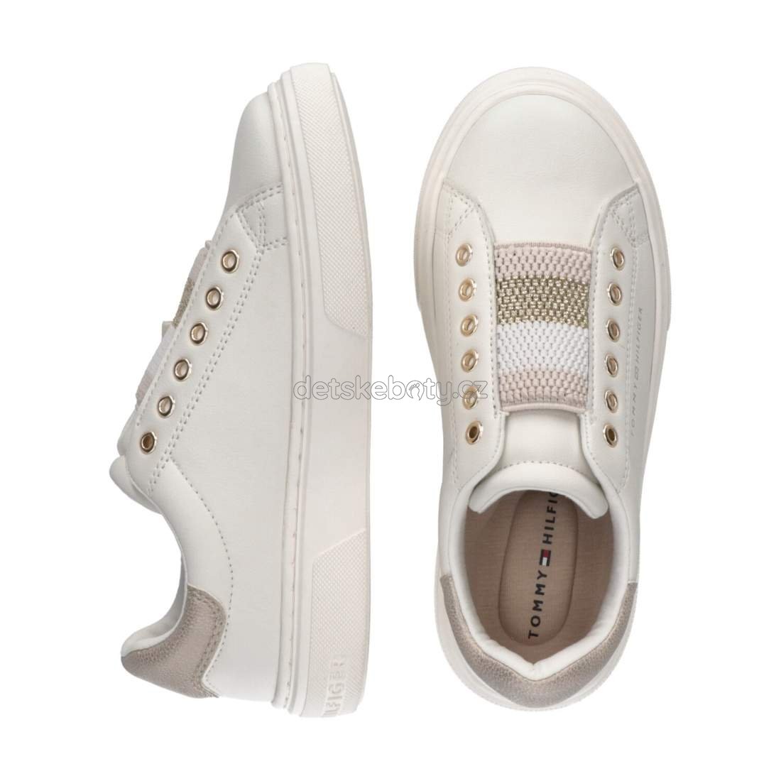 Dětské celoroční boty Tommy Hilfiger T3A9-33204-1355X024 Velikost: 35 (obrázek 4)