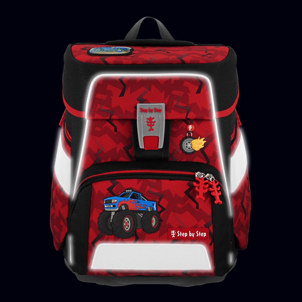 Školní aktovka SPACE pro prvňáčky - 5-dílný set, Step by Step Monster Truck Rocky, certifikát AGR (obrázek 22)