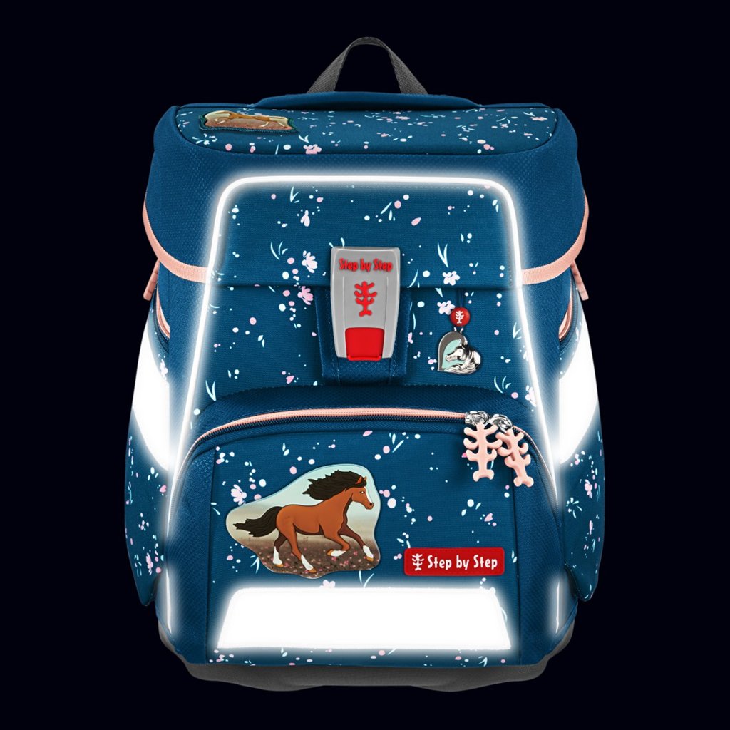 Školní aktovka SPACE pro prvňáčky - 5-dílný set, Step by Step Wild Horse Ronja, certifikát AGR (obrázek 22)