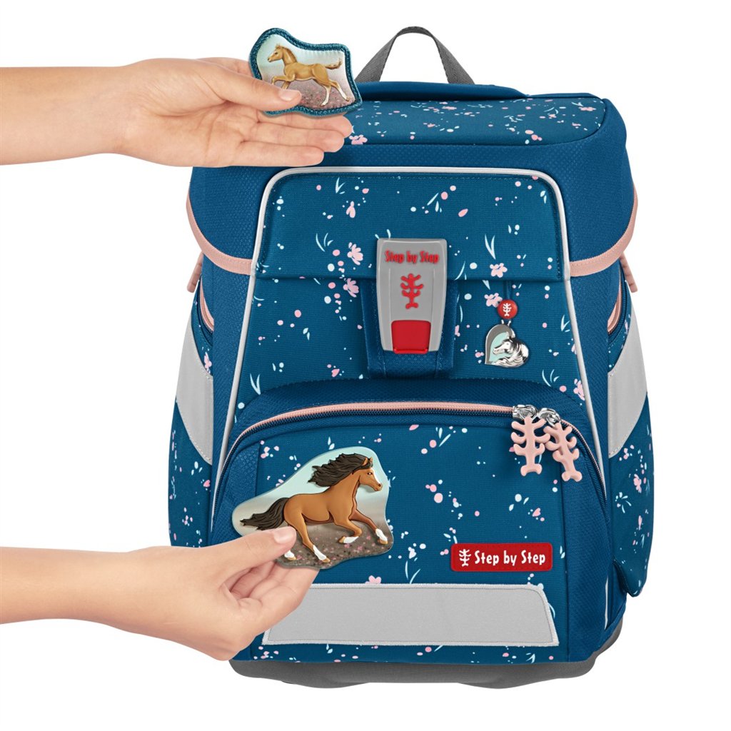 Školní aktovka SPACE pro prvňáčky - 5-dílný set, Step by Step Wild Horse Ronja, certifikát AGR (obrázek 24)