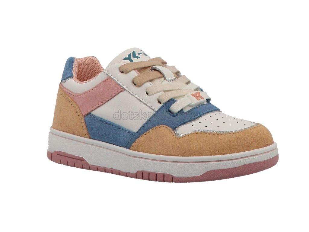 Dětské celoroční boty Lurchi 74L0173001 camel white blue rose Velikost: 36