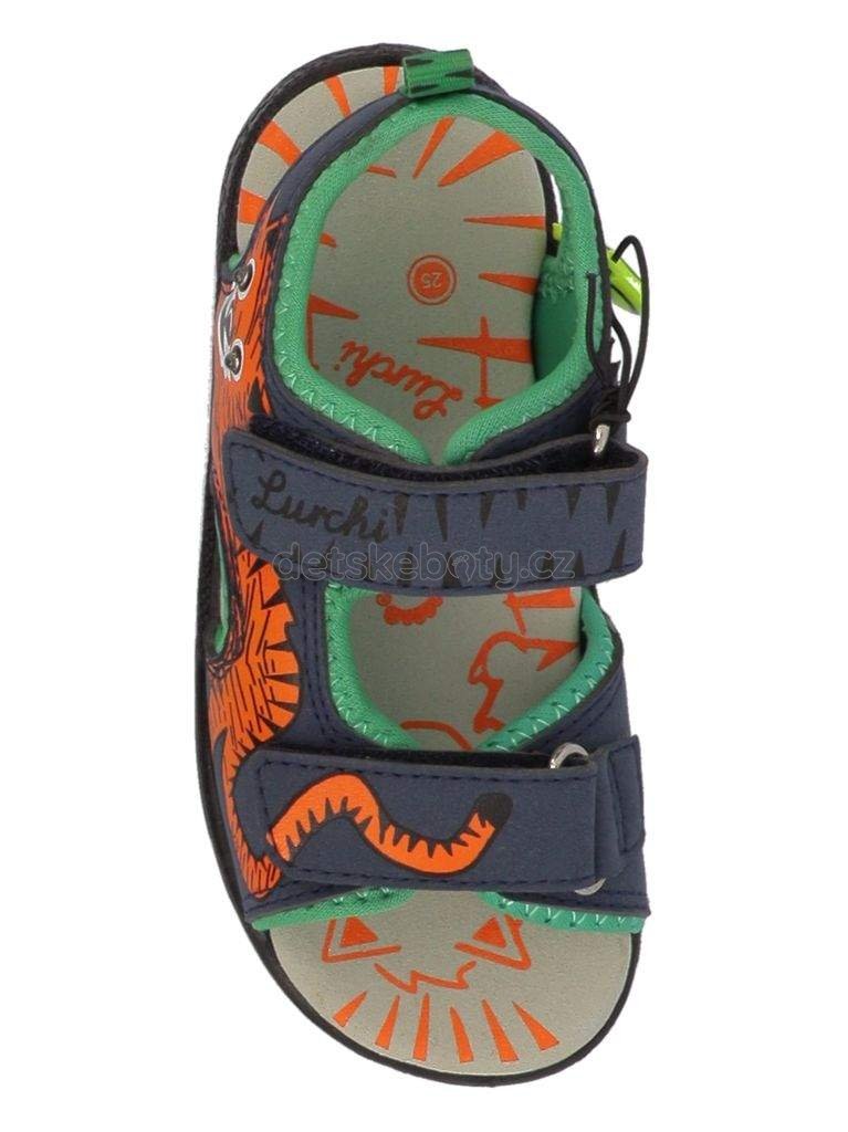 Dětské sandály Lurchi 74L1303004 navy green Velikost: 32 (obrázek 5)