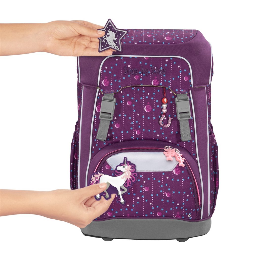 Školní batoh GIANT pro prvňáčky - 5dílný set, Step by Step Dreamy Unicorn Nuala, ce (obrázek 8)
