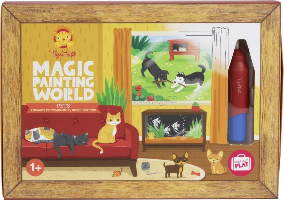 Magické omalovánky Tiger Tribe Magic Painting World - Pets