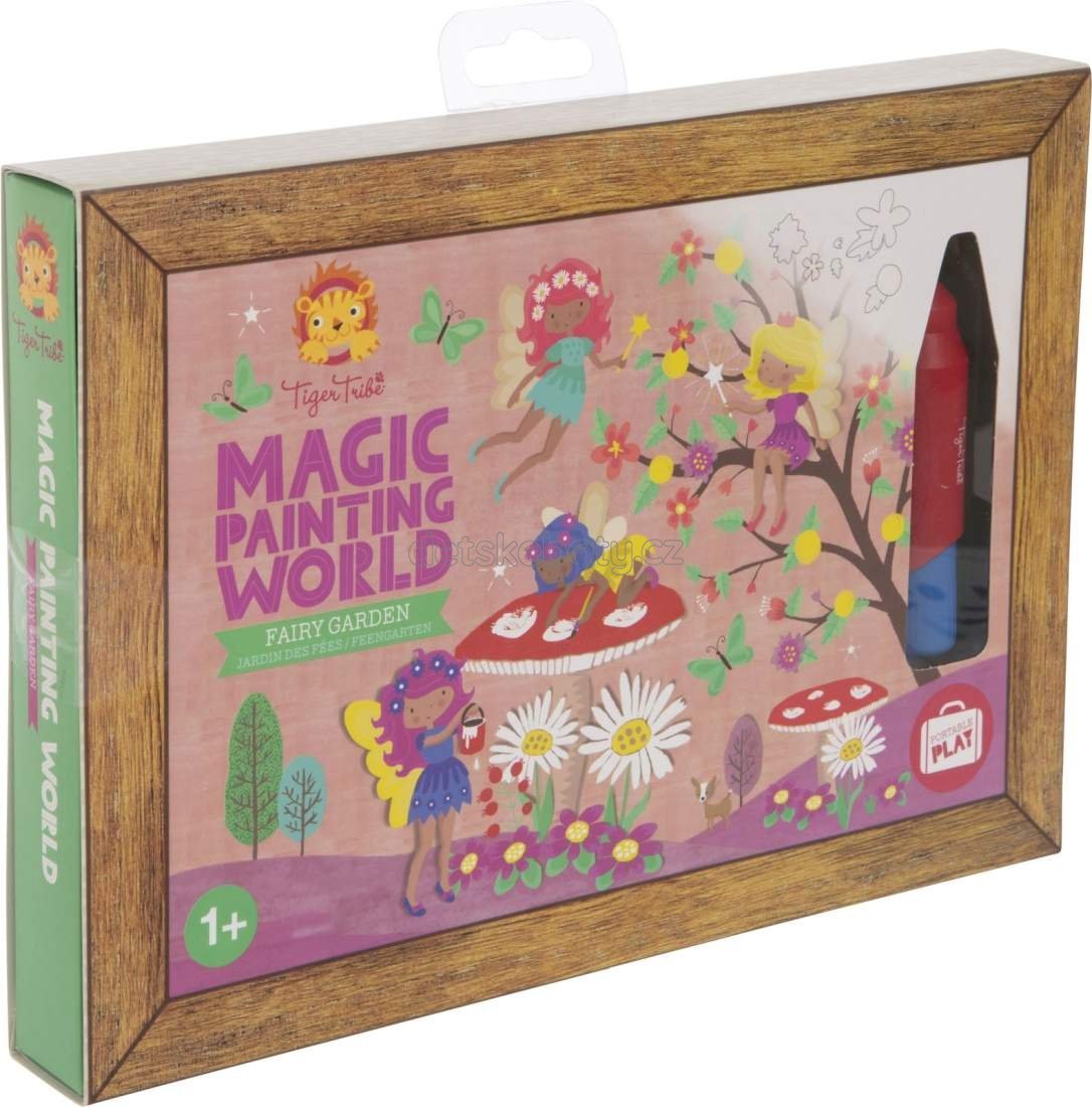 Magické omalovánky Tiger Tribe Magic Painting World - Fairy Garden