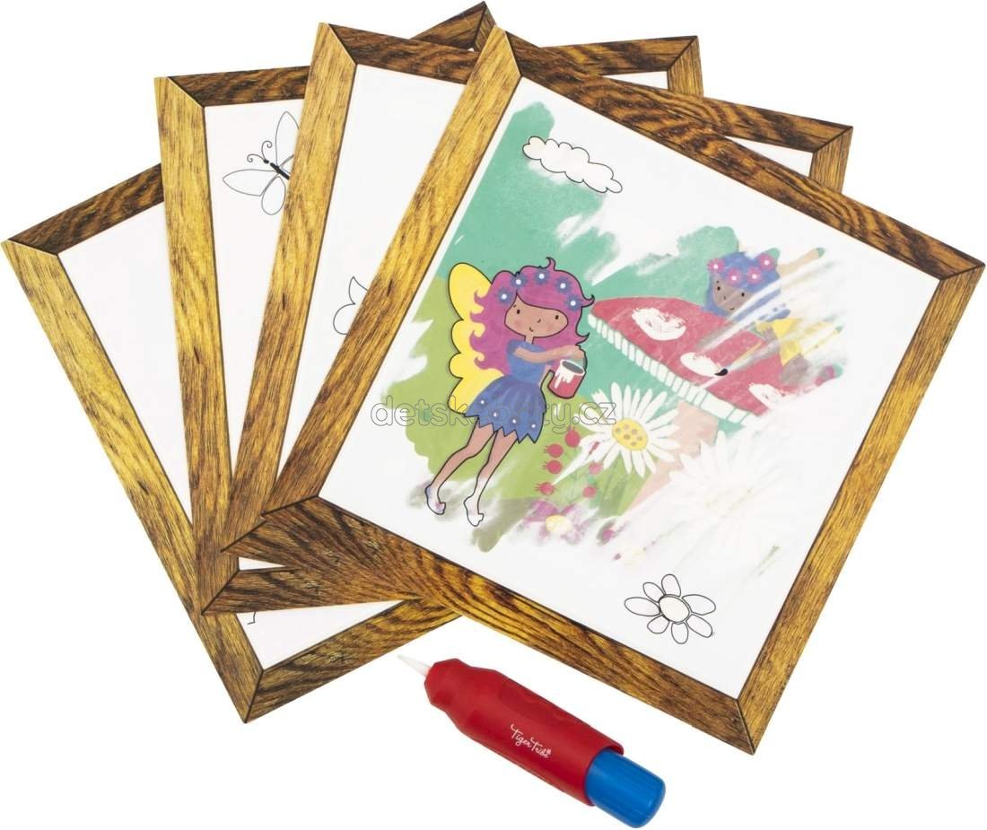 Magické omalovánky Tiger Tribe Magic Painting World – Fairy Garden