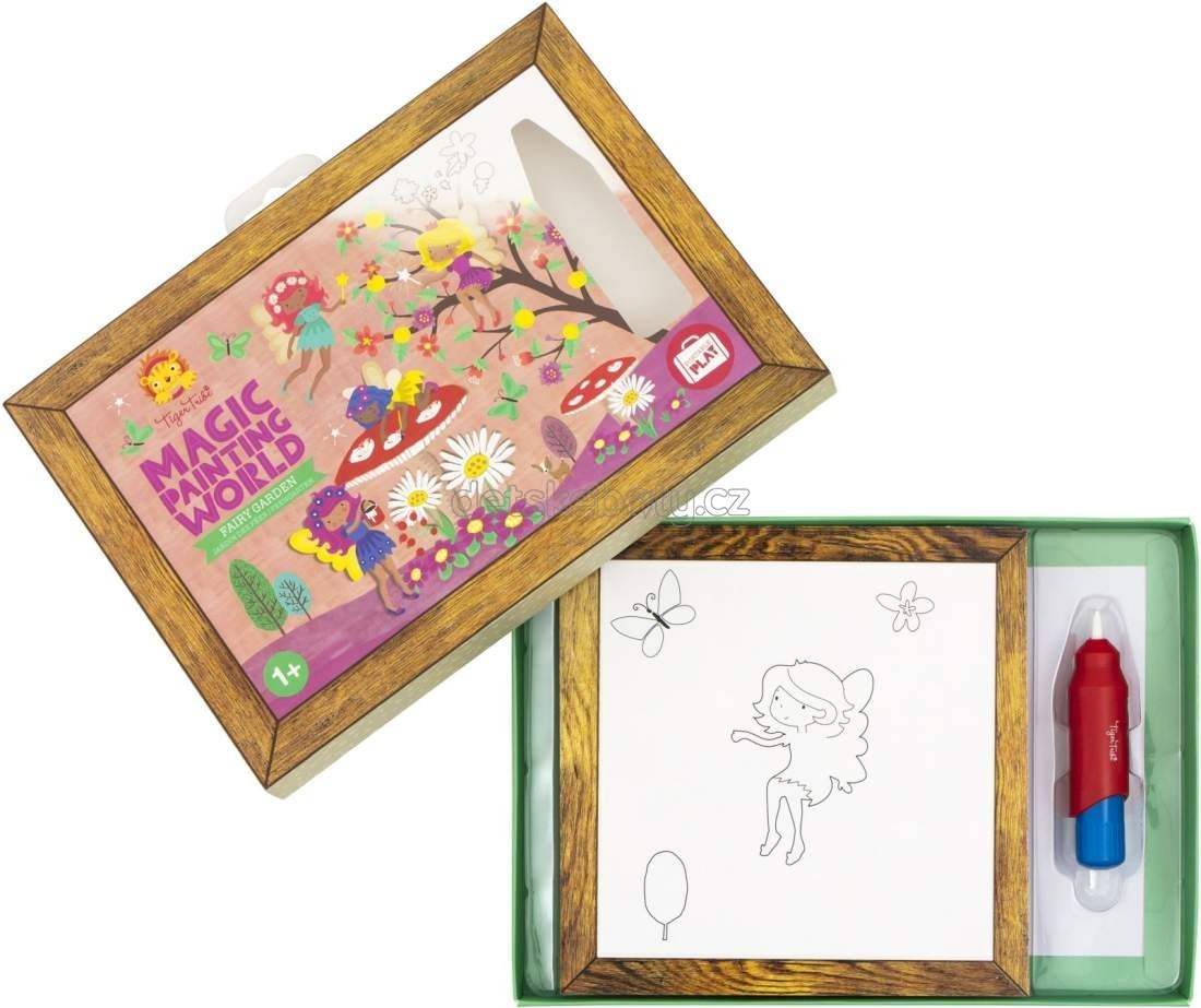 Magické omalovánky Tiger Tribe Magic Painting World - Fairy Garden (obrázek 5)