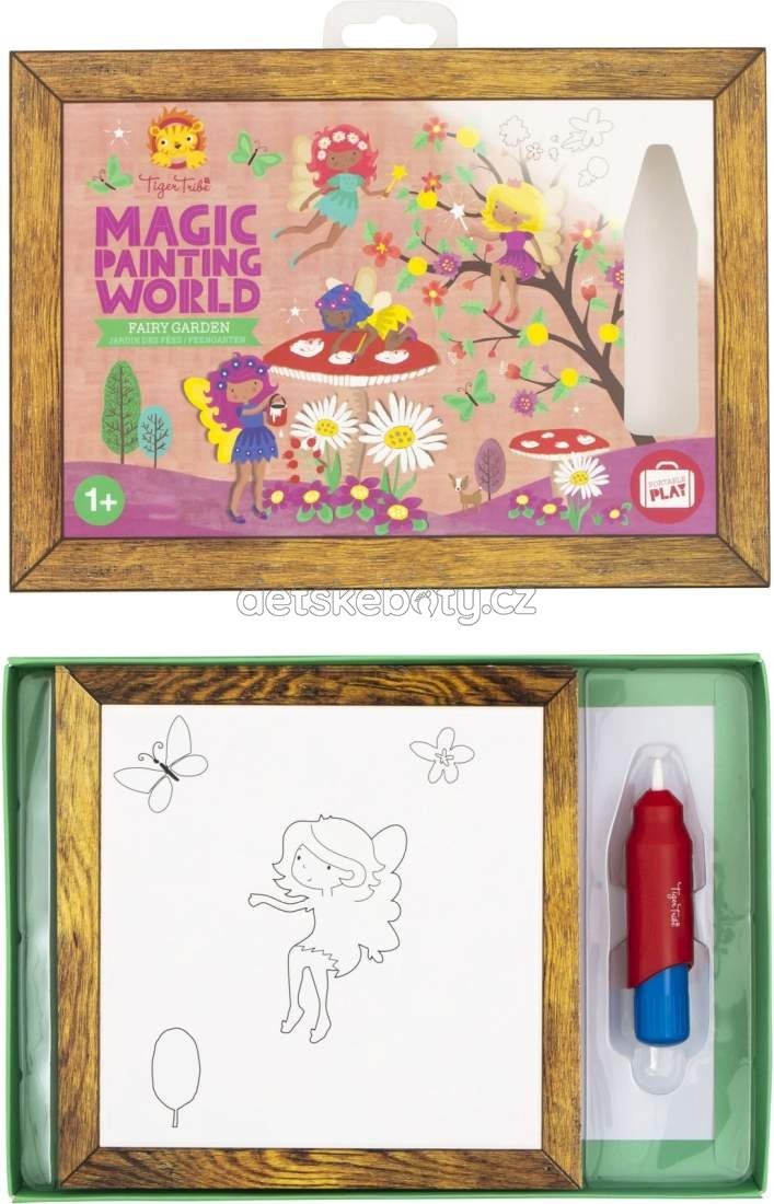 Magické omalovánky Tiger Tribe Magic Painting World - Fairy Garden (obrázek 6)