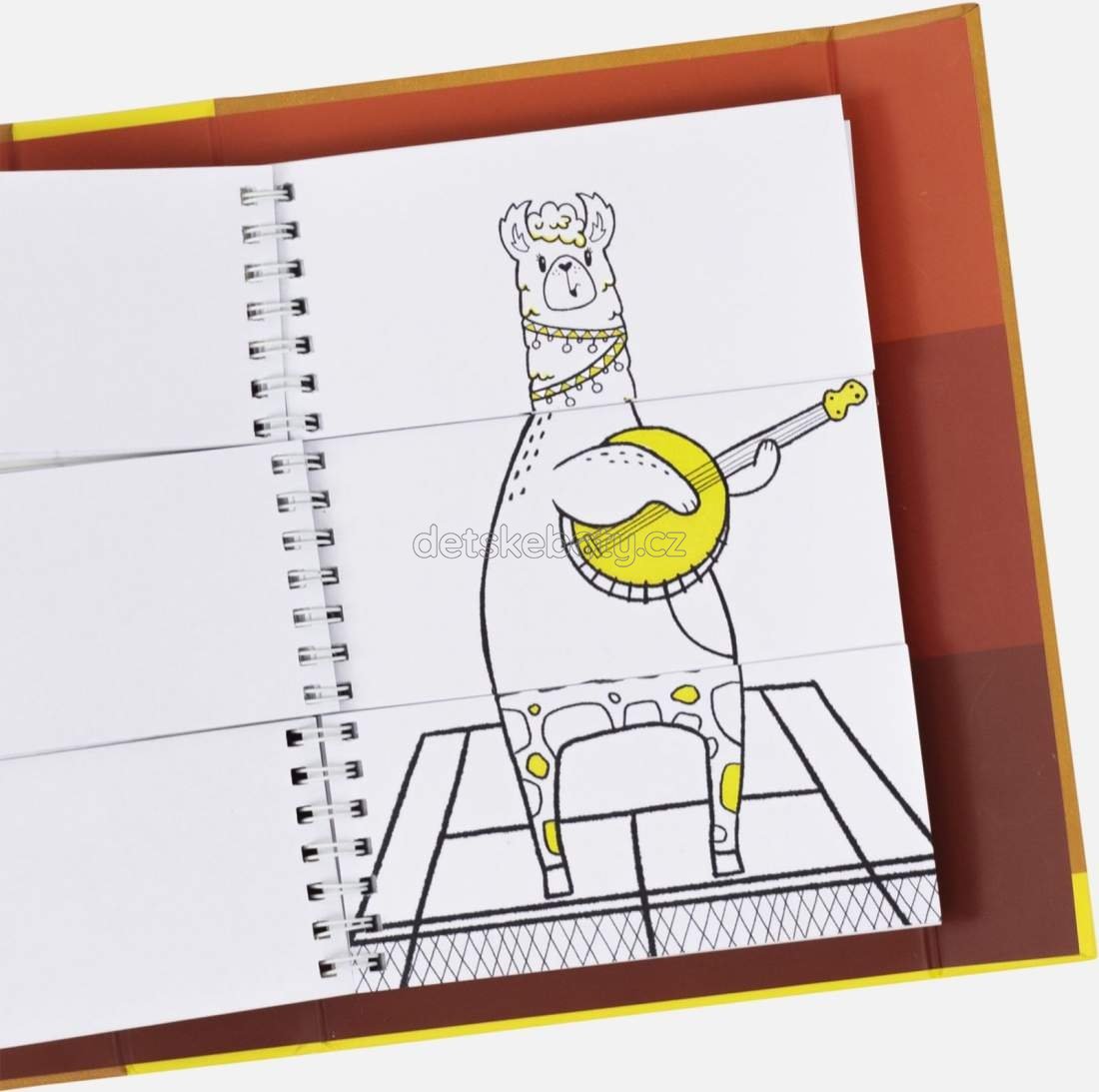 Omalovánky Tiger Tribe Mash-up Colouring Set – Animal Mix Up