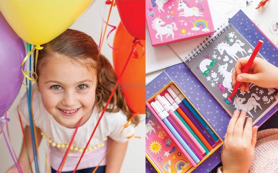 Omalovánky Tiger Tribe Colouring Set - Unicorn Magic (obrázek 2)