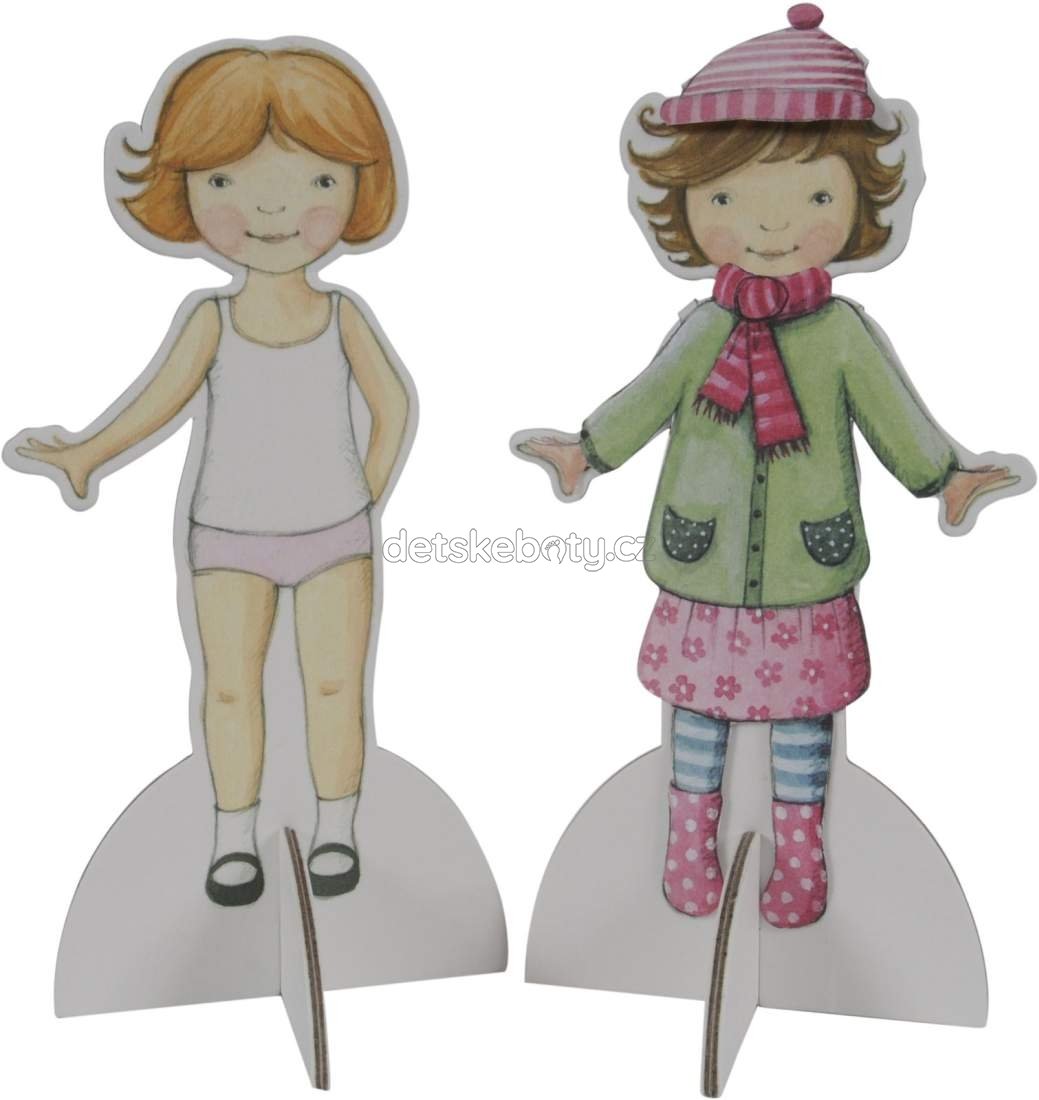 Kreativní vystřihovánky Tiger Tribe Paper Dolls - Vintage papírové panenky (obrázek 3)