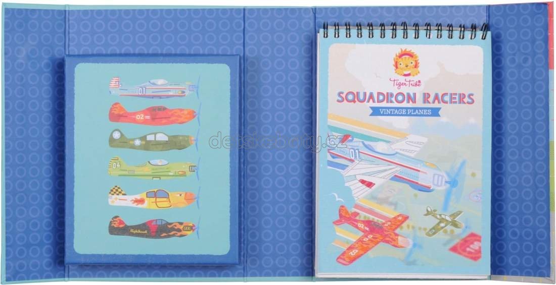 Kreativní sada Tiger Tribe Squadron Racers – Vintage Planes
