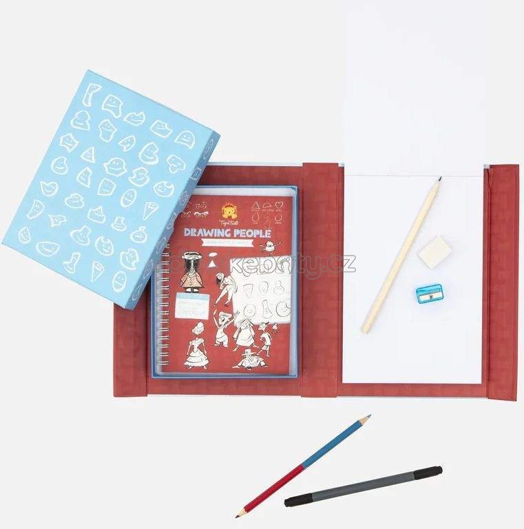 Kreativní sada Tiger Tribe Drawing People – Learn. Practice. Create